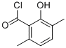 Benzoyl chloride, 2-hydroxy-3,6-dimethyl- (9CI) CAS#: 35716-43-9