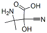 Butanoic acid, 3-amino-2-cyano-2-hydroxy-3-methyl- CAS#: 35768-30-0