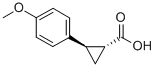 CYCLOPROPANECARBOXYLIC ACID, 2-(4-METHOXYPHENYL)-, (1R,2R)-REL- CAS#: 34919-28-3