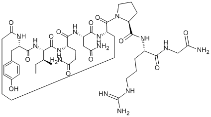CYCLO(TYR-ILE-GLN-ASN-ASU)-PRO-ARG-GLY-NH2 CAS#: 35375-13-4