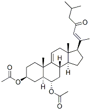 Cholesta-9(11),20(22)-dien-23-one, 3,6-bis(acetyloxy)-, (3beta,5alpha, 6alpha)- CAS#: 37717-06-9