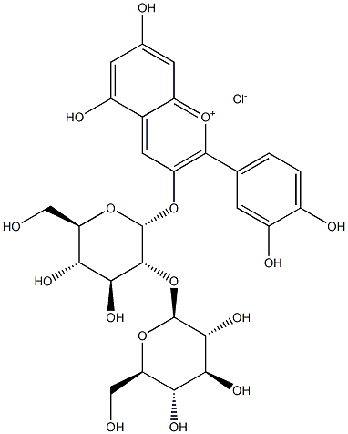 Cyanidin 3-sophoroside chloride CAS#: 38820-68-7