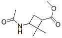 Cyclobutanecarboxylic acid, 3-(acetylamino)-2,2-dimethyl-, methyl ester, CAS#: 308287-84-5