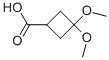 Cyclobutanecarboxylic acid, 3,3-dimethoxy- (9CI) CAS#: 332187-56-1