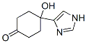Cyclohexanone, 4-hydroxy-4-(1H-imidazol-4-yl)- (9CI) CAS#: 284470-09-3