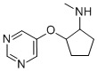 Cyclopentanamine, N-methyl-2-(5-pyrimidinyloxy)- (9CI) CAS#: 310880-94-5