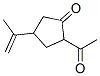 Cyclopentanone, 2-acetyl-4-(1-methylethenyl)- (9CI) CAS#: 340165-07-3