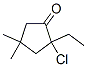 Cyclopentanone, 2-chloro-2-ethyl-4,4-dimethyl- CAS#: 344259-73-0