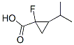 Cyclopropanecarboxylic acid, 1-fluoro-2-(1-methylethyl)- (9CI) CAS#: 343929-20-4