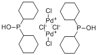 DIHYDROGEN DI-MU-CHLORODICHLOROBIS(DICYCLOHEXYLPHOPHINITO-KP)DIPALLADATE(2-) CAS#: 386706-35-0