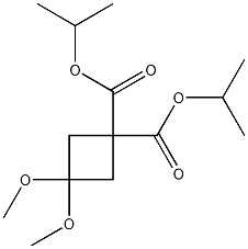 Diisopropyl 3,3-dimethoxycyclobutane-1,1-dicarboxylate CAS#: 115118-68-8