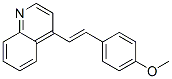 (E)-4-(4-Methoxystyryl)quinoline CAS#: 31059-69-5