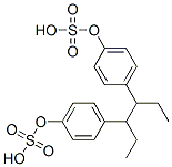 (E)-4,4'-(1,2-diethylethylene)diphenyl bis(hydrogen sulphate) CAS#: 316-23-4