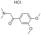 ETHANONE, 1-(3,4-DIMETHOXYPHENYL)-2-(DIMETHYLAMINO)-, HYDROCHLORIDE CAS#: 33061-25-5
