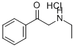 ETHANONE, 2-(ETHYLAMINO)-1-PHENYL-, HYDROCHLORIDE CAS#: 35801-82-2
