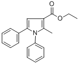 ETHYL 2-METHYL-1,5-DIPHENYLPYRROLE-3-CARBOXYLATE CAS#: 3652-61-7