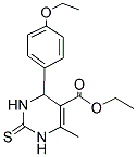 ETHYL 4-(4-ETHOXYPHENYL)-6-METHYL-2-THIOXO-1,2,3,4-TETRAHYDRO-5-PYRIMIDINECARBOXYLATE CAS#: 293764-13-3