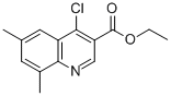 ETHYL 4-CHLORO-6,8-DIMETHYLQUINOLINE-3-CARBOXYLATE CAS#: 31602-09-2