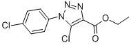 ETHYL 5-CHLORO-1-(4-CHLOROPHENYL)-1H-1,2,3-TRIAZOLE-4-CARBOXYLATE, TECH CAS#: 30165-93-6