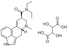 Ergoline-8-beta-carboxamide, 9,10-didehydro-N,N-diethyl-6-methyl-, tar trate (1:1), d- CAS#: 32426-57-6
