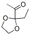 Ethanone, 1-(2-ethyl-1,3-dioxolan-2-yl)- (9CI) CAS#: 310462-02-3