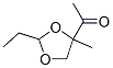 Ethanone, 1-(2-ethyl-4-methyl-1,3-dioxolan-4-yl)- (9CI) CAS#: 344294-33-3