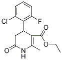 Ethyl 4-(2-chloro-6-fluorophenyl)-6-methyl-1,2,3,4-tetrahydropyrid-2-one-5-carboxylate 97% CAS#: 299920-90-4