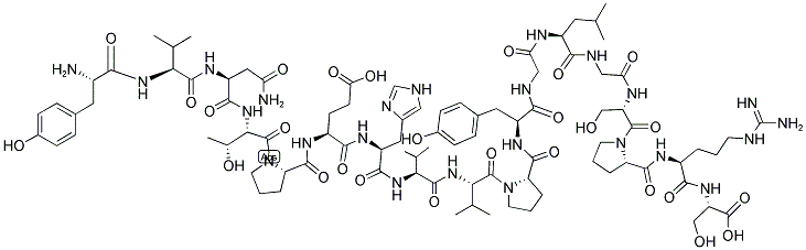H-TYR-VAL-ASN-THR-PRO-GLU-HIS-VAL-VAL-PRO-TYR-GLY-LEU-GLY-SER-PRO-ARG-SER-OH CAS#: 348128-18-7