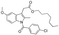 INDOMETHACIN ESTER, N-HEPTYL- CAS#: 282728-47-6