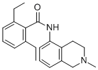 Isoquinoline, 1,2,3,4-tetrahydro-5-(2,6-diethylbenzamido)-2-methyl- CAS#: 37481-42-8