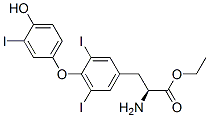 L-Tyrosine, O-(4-hydroxy-3-iodophenyl)-3,5-diiodo-, ethyl ester CAS#: 3005-97-8