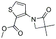 METHYL 3-(3,3-DIMETHYL-2-OXO-1-AZETANYL)-2-THIOPHENECARBOXYLATE CAS#: 339100-30-0