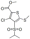METHYL 3-CHLORO-4-(ISOPROPYLSULFONYL)-5-(METHYLTHIO)THIOPHENE-2-CARBOXYLATE CAS#: 306935-21-7