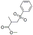 METHYL 3-PHENYLSULFONYLISOBUTYRATE CAS#: 38435-13-1