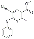 METHYL 5-CYANO-2-METHYL-6-(PHENYLSULFANYL)NICOTINATE CAS#: 303146-42-1