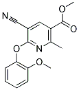METHYL 5-CYANO-6-(2-METHOXYPHENOXY)-2-METHYLNICOTINATE CAS#: 303146-40-9