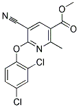METHYL 5-CYANO-6-(2,4-DICHLOROPHENOXY)-2-METHYLNICOTINATE CAS#: 303146-41-0