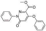 METHYL 6-OXO-4-PHENOXY-1-PHENYL-1,6-DIHYDRO-3-PYRIDAZINECARBOXYLATE CAS#: 338405-06-4