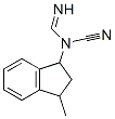 Methanimidamide, N-cyano-N-(2,3-dihydro-3-methyl-1H-inden-1-yl)- (9CI) CAS#: 306284-66-2