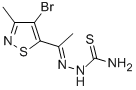 Methyl(4-bromo-3-methyl-5-isothiazolyl) ketone thiosemicarbazone CAS#: 3683-44-1