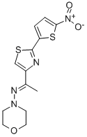 N-(1-(2-(5-Nitro-2-thienyl)-4-thiazolyl)ethylidene)-4-morpholinamine CAS#: 31898-43-8