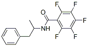 N-(1-Methyl-2-phenylethyl)-2,3,4,5,6-pentafluorobenzamide CAS#: 38771-48-1
