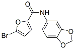 N-(1,3-benzodioxol-5-yl)-5-bromo-2-furamide CAS#: 306766-58-5