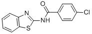 N-(1,3-benzothiazol-2-yl)-4-chlorobenzamide CAS#: 35353-18-5