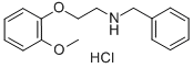 N-(2-(2-Methoxyphenoxy)ethyl)benzylamine hydrochloride CAS#: 3246-03-5