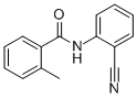 N-(2-CYANOPHENYL)-2-METHYLBENZAMIDE CAS#: 304479-23-0