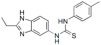 N-(2-Ethyl-1H-benzimidazol-5-yl)-N'-(4-methylphenyl)thiourea CAS#: 38423-16-4