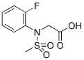 N-(2-FLUOROPHENYL)-N-(METHYLSULFONYL) GLYCINE CAS#: 363162-67-8