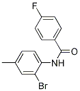N-(2-bromo-4-methylphenyl)-4-fluorobenzamide CAS#: 300820-55-7