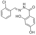 N'-(2-chlorobenzylidene)-2,4-dihydroxybenzohydrazide CAS#: 304481-37-6